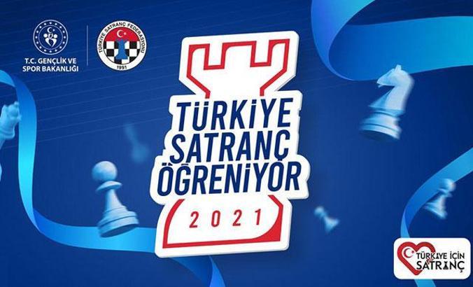 'Türkiye Satranç Öğreniyor' projesi başlıyor