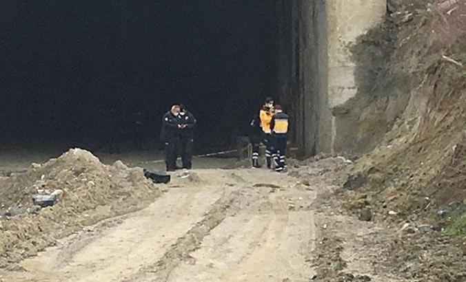 Tünel inşaatında erkek cesedi bulundu