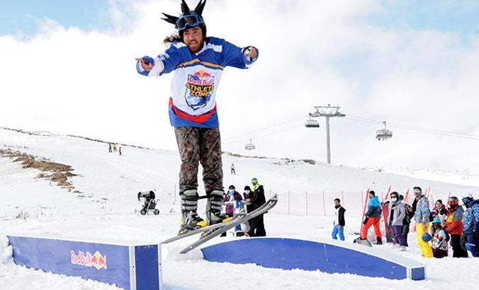 Red Bull Athlete Zone Snowboard yarışları Kayseri’de yapıldı