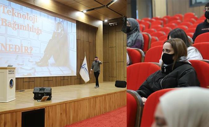 Yeşilay Haftası’nda gençlere teknoloji bağımlılığı anlatıldı