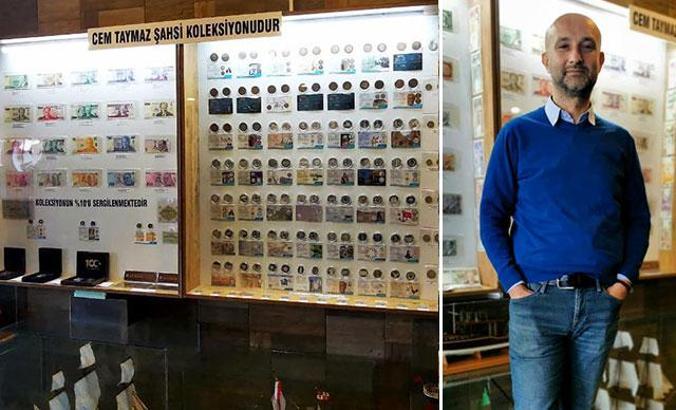 39 yılda 100 kilo madeni para ile 15 bin banknot topladı