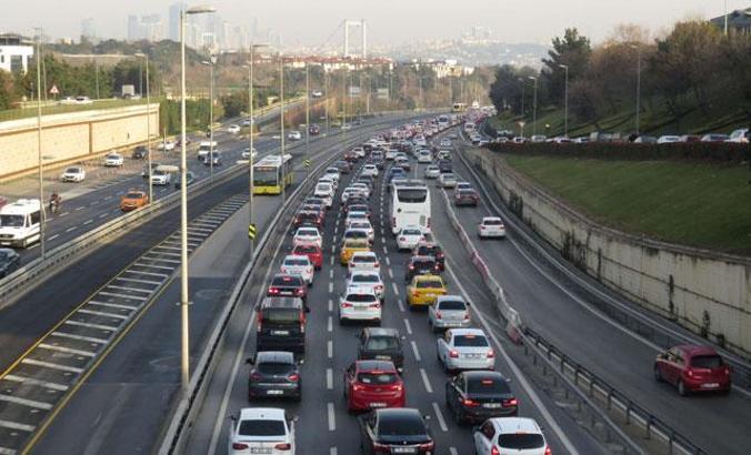 Kısıtlamanın olmadığı ikinci Cumartesi İstanbul trafiği