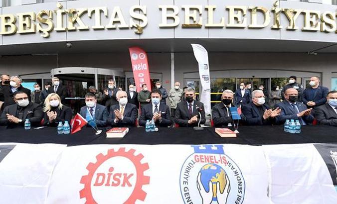 Beşiktaş Belediyesi ile Genel İş Sendikası arasında toplu iş sözleşmesi imzalandı