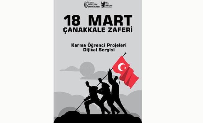Öğrenciler karma sergiyle 18 Mart’ı anıyor