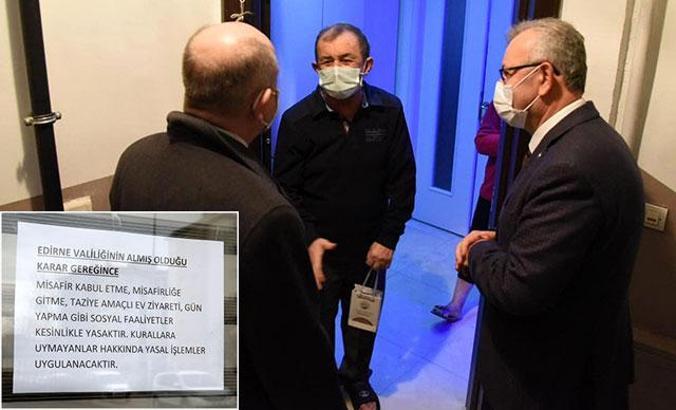 Vaka sayısı artan Keşan’da ev ziyaretleri yasaklandı