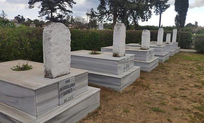 KKTC’de 217 Çanakkale şehidi yatıyor