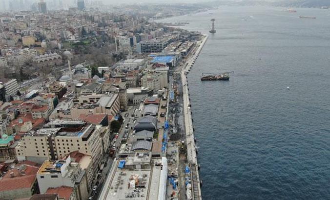 Galataport'ta sona yaklaşılıyor