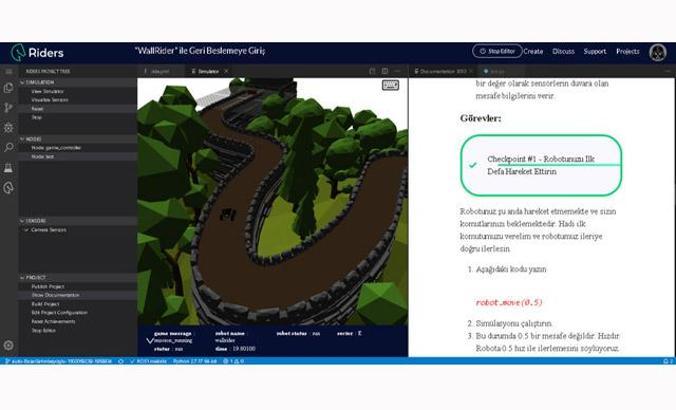 Öğrenciler hem öğrendi hem yarıştı