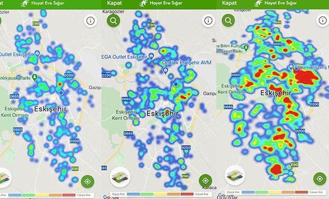 Eskişehir’de HES risk haritası kızardı