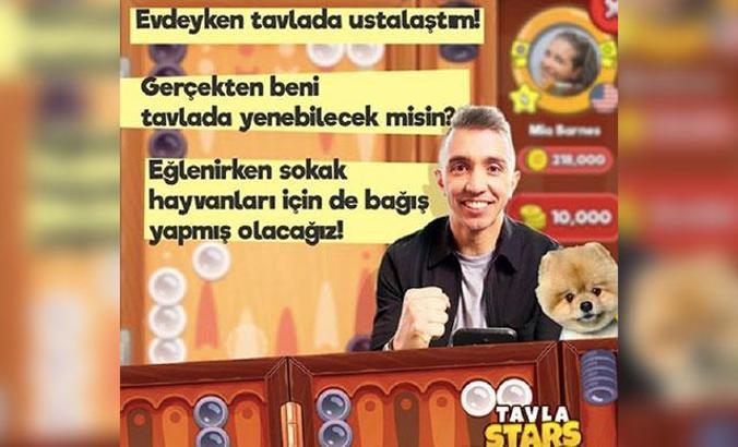 Sokak hayvanları yararına düzenlenen İstanbul Tavla Turnuvası'na gençlerden büyük ilgi