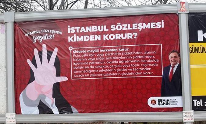 Bilecik’teki o afişler kaldırıldı