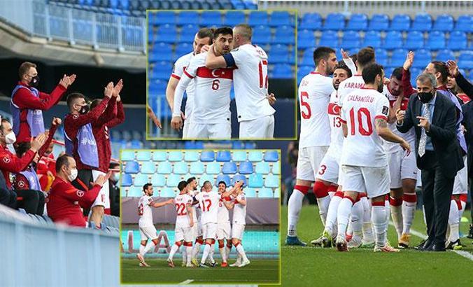 A Milli Takım, İspanya'dan zaferle dönüyor