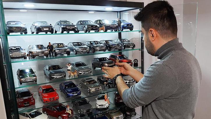 100 bin liralık maket otomobil koleksiyonu