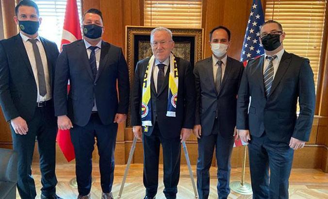 Washington Fenerbahçeliler Derneği'nden Büyükelçi Mercan'a ziyaret