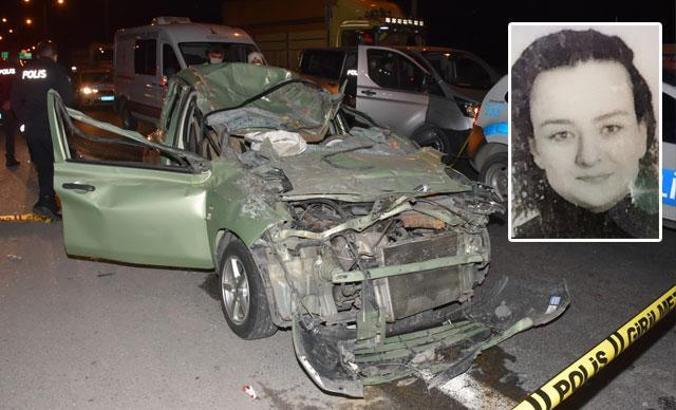 Ani manevra yapan sürücünün öldüğü kazada navigasyon açık kaldı