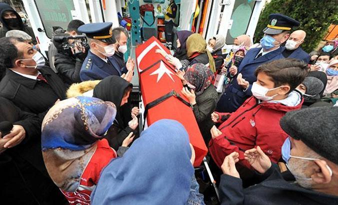 Afrin şehidinin cenazesi baba ocağında