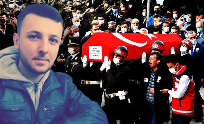 Şehit Uzman Çavuş Ahmet Akdal son yolculuğuna uğurlandı