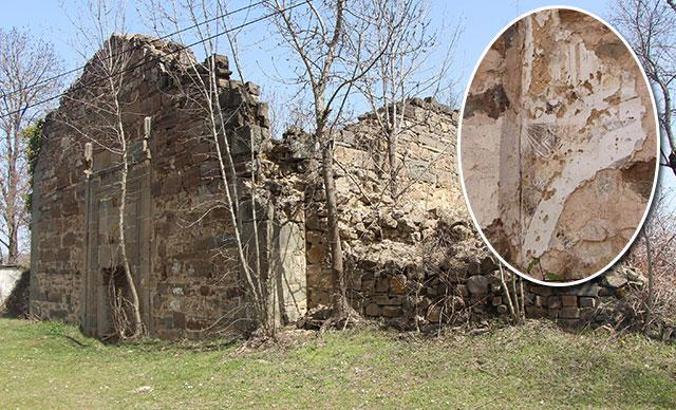Samsun'da defineciler tarihi kiliseyi talan etti