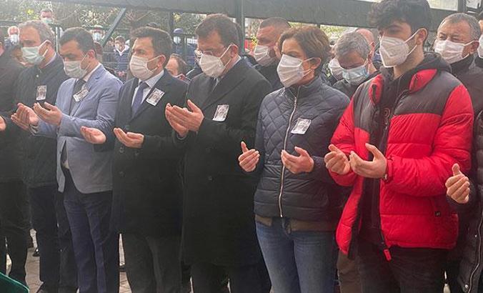 Koronavirüsten hayatını kaybeden CHP İstanbul İl Başkan Yardımcısı Gülhan son yolculuğuna uğurlandı