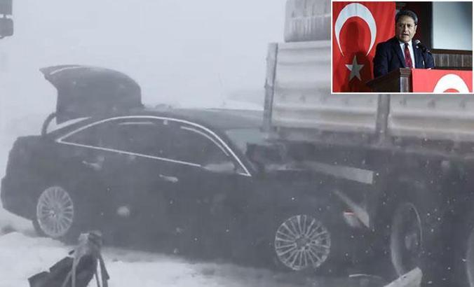 AK Parti Gaziantep Milletvekili Ali Şahin kaza geçirdi