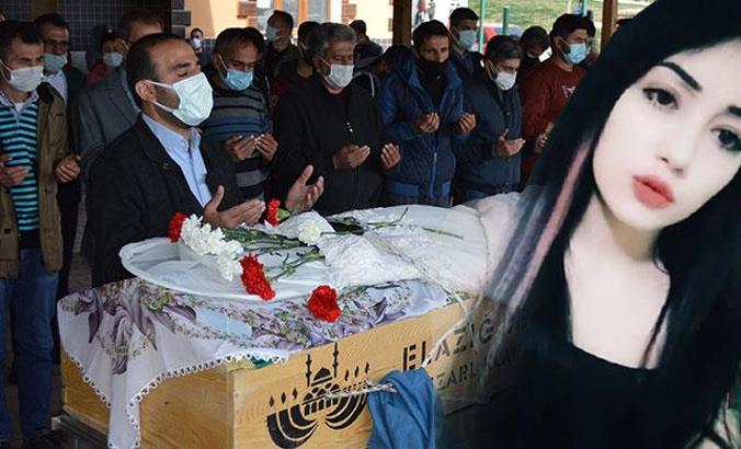 Emine, tabutunun üzerine konulan gelinlikle son yolculuğuna uğurlandı