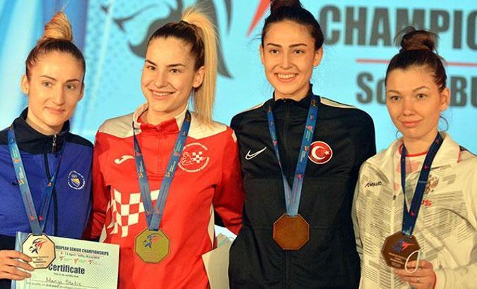 Nur Tatar ve İrem Yaman, Avrupa 3’üncüsü