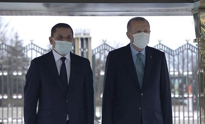 Cumhurbaşkanı Erdoğan, Libya Başbakanı Dibeybe ile bir araya geldi