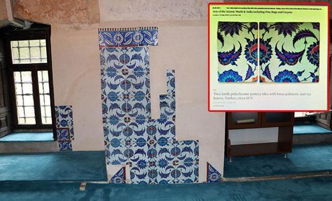 Adana'da 19 yıl önce soyulan caminin çinileri, Londra'da müzayededen çıktı