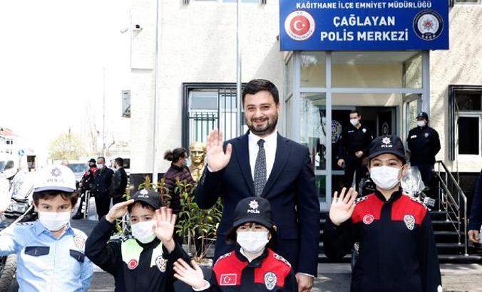Çocuklar hayal etti; Çağlayan Polis Karakolu yenilendi