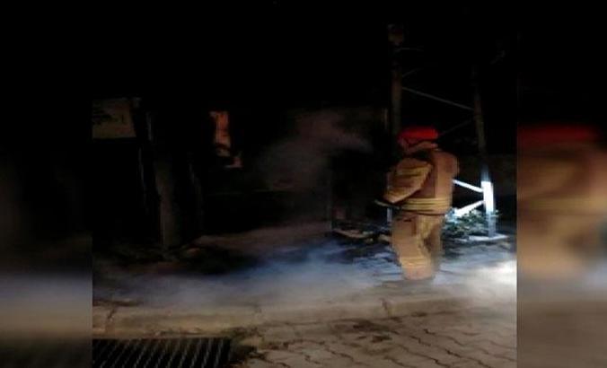 Silivri'de trafo patladı, mahalleli elektriksiz kaldı