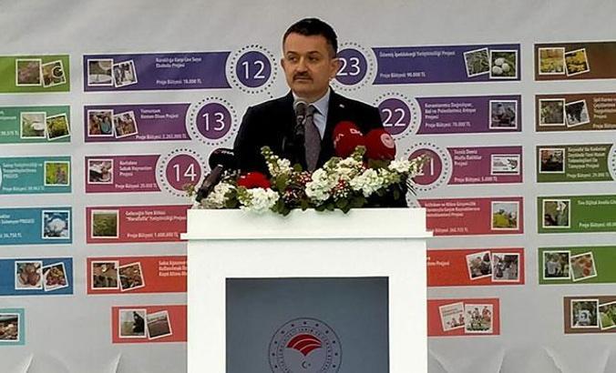 Bakan Pakdemirli: Projelerimizin bu yıl için İzmir ekonomisine katkısı 200 milyon lira olacak