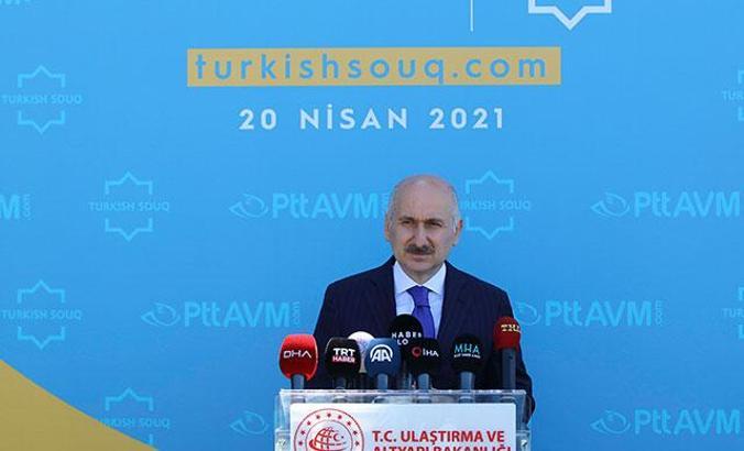 Bakan Karaismailoğlu: PTT güvencesi ile 53 ülkeye e-ihracat gerçekleştiriyoruz