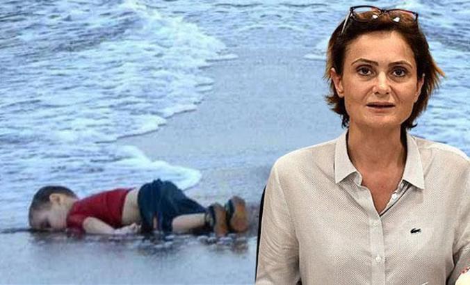 CHP'li Kaftancıoğlu'nun 'Aylan bebek' paylaşımına tepki
