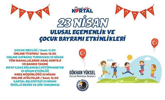 Kartal Belediyesi, 23 Nisan Çocuk Bayramı kutlamalarına hazır