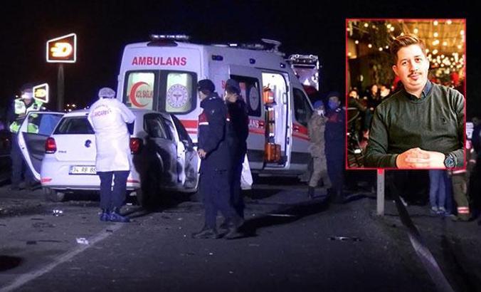 Silivri'de otomobil kamyona arkadan çarptı: 1 ölü