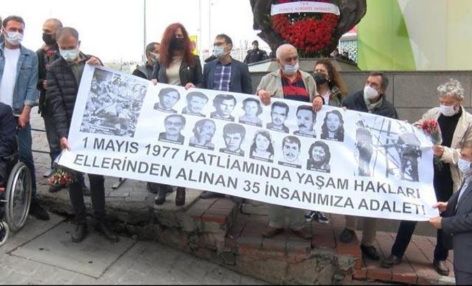 Kazancı Yokuşu'nda 1 Mayıs anması