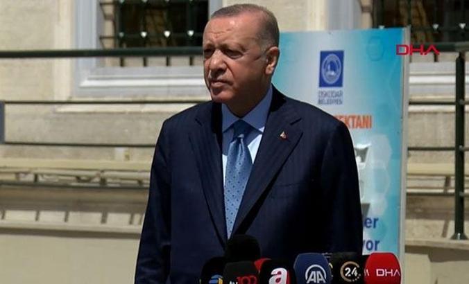 Cumhurbaşkanı Erdoğan'dan yerli aşı açıklaması