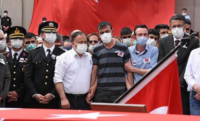 Şehit Uzman Çavuş Asan, son yolculuğuna uğurlandı