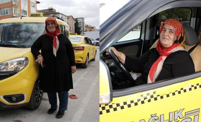'Şoför Sebahat', 10 yıldır direksiyon başında