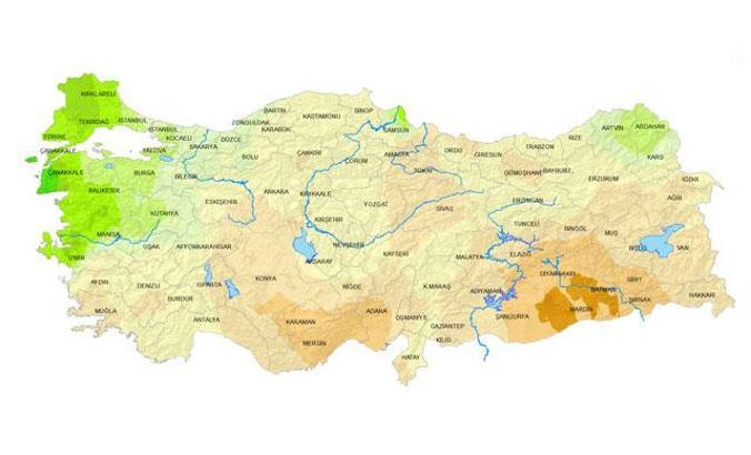 Doğu ve Güneydoğu'da son 50 yılın en düşük yağışları