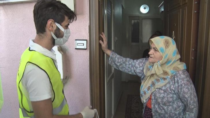 Binbin ile 65 yaş üstüne bayram ziyareti