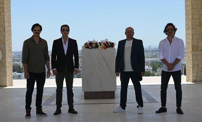 'Bir Zamanlar Kıbrıs' dizisi oyuncularından anlamlı ziyaret