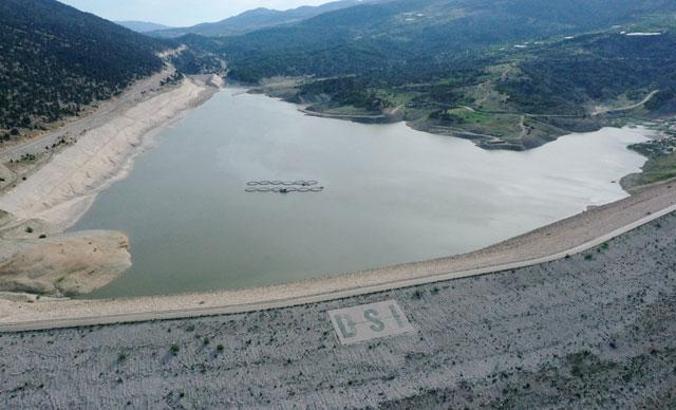Gömbe ve Elmalı ovalarına hayat veren barajda su seviyesi düştü