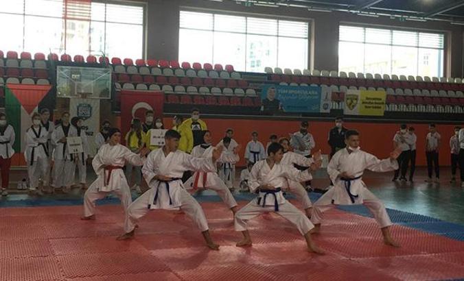 Filistin Tekvando Milli Takımı, olimpiyatlara Sancaktepe'de hazırlanıyor