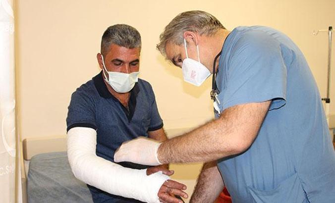 Filyasyon ekibi şoförüne demir boruyla saldıran koronavirüs hastasının yakını tutuklandı