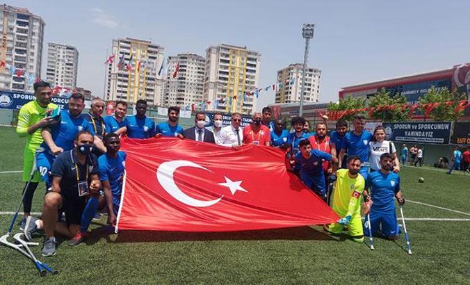 Ampute Şampiyonlar Ligi'nde Şahinbey Belediye yenilgisiz finalde