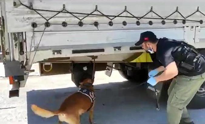 TIR'ın zulasında 51 kilo metamfetamin ele geçirildi