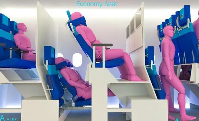 İspanyol öğrencinin uçak koltuğu tasarımı, salgında güvenli seyahati kolaylaştırabilir