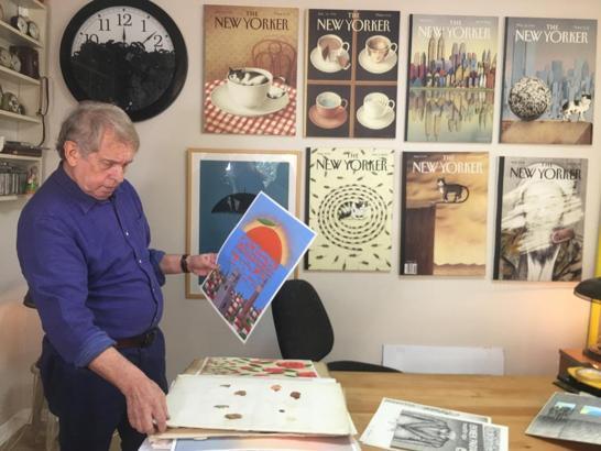 Pandeminin etkisi The New Yorker'ın kapağına da yansıdı