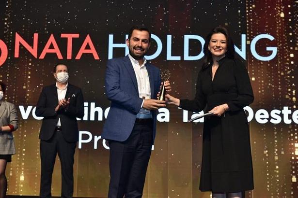 Nata Holding, yatırım çalışmaları dolayısıyla ödüle layık görüldü